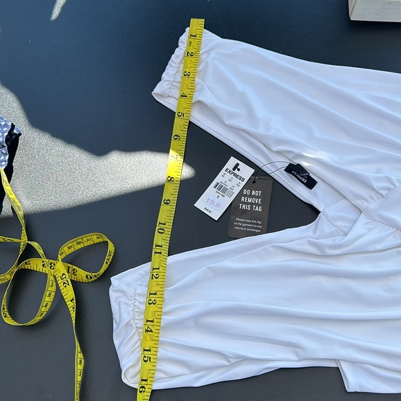 Express White bathing suit high legs - Picture 10 of 17